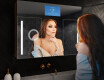 Smart spejlskab til badeværelse med LED - L02 sarah 100 x 72cm #10