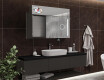 Smart spejlskab til badeværelse med LED - L02 sarah 100 x 72cm #11