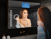 Smart spejlskab til badeværelse med LED - L55 sarah 100 x 72cm #10