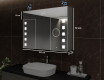Spejlskab til badeværelse med LED - L03 Emily 100 x 72cm #2