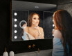 Spejlskab til badeværelse med LED - L06 Emily 100 x 72cm #9