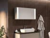Spejlskab til badeværelse med LED Sofia 100 x 50cm #1