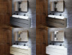 Et lille led-badeværelsesskab - Lisa 100 x 70cm #4