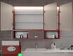 Et lille led-badeværelsesskab Emma - 3-dørs 100 x 72cm #10