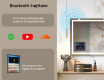 Afrundet Moderne LED Spejl med iPad Displine L141 Ramme #4
