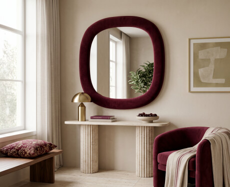 Designerpolstret spejl - Velora Arco #3