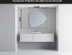 LED Badeværelses spejl med uregelmæssig form T221 #3