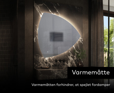 LED Badeværelses spejl med uregelmæssig form T221 #9