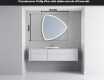 LED Badeværelses spejl med uregelmæssig form T222 #5