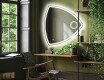Dekorations vægspejl med LED lys T222 #4