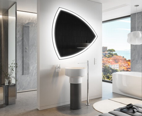 LED Badeværelses spejl med uregelmæssig form T222 #9