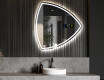 Dekorations vægspejl med LED lys T223 #6