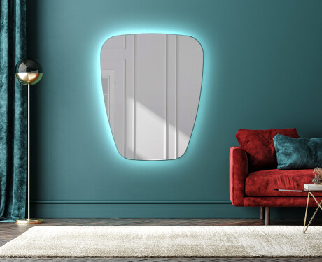 LED Badeværelses spejl med uregelmæssig form Z221