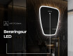 Dekorations spejl med LED lys Z222 #7