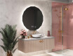 Rundt spejl badeværelse med lys L113 #2
