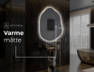 LED Badeværelses spejl med uregelmæssig form E221 #9