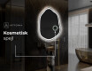 LED Badeværelses spejl med uregelmæssig form E222 #5
