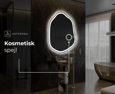 LED Badeværelses spejl med uregelmæssig form E222 #5