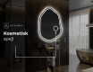 LED Badeværelses spejl med uregelmæssig form E223 #5