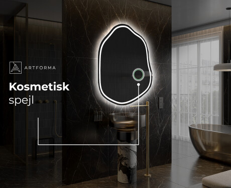 LED Badeværelses spejl med uregelmæssig form E223 #5