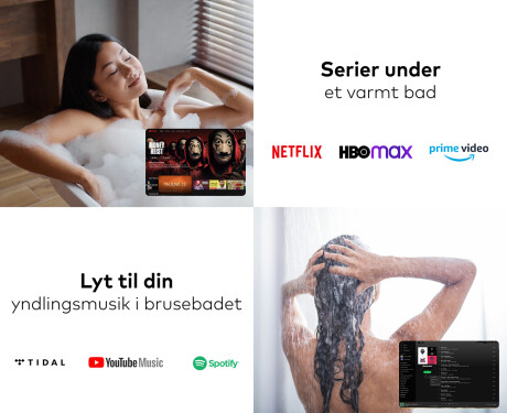 Spejl med lys til badeværelse L143 #4