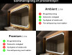 Badeværelsesspejle med LED lys til væg L145 #2