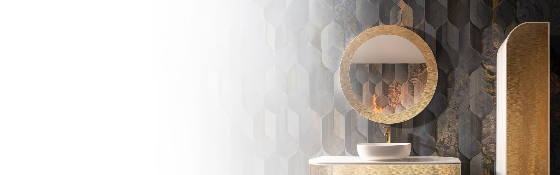 Spejle i en metalramme