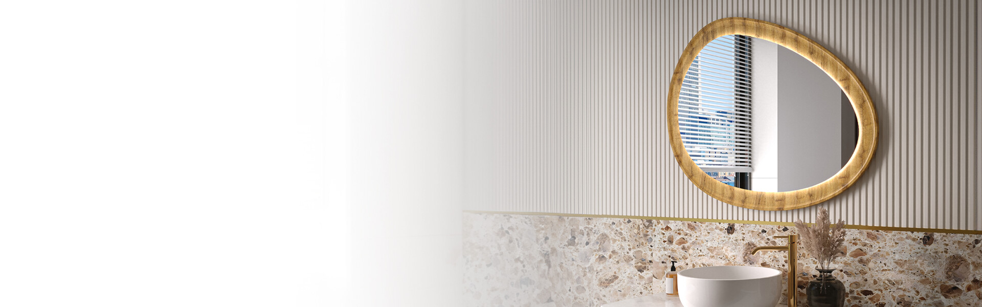 Spejle i en træramme